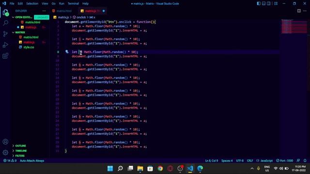Creating A Matrix Screen Website with HTML , CSS , JS | With Code Arindam #websitedesign смотреть онлайн