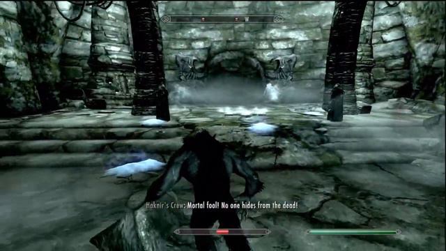 Werewolf and Werebear Slaughter Ghost Pirates - Skyrim Dragonborn DLC смотреть онлайн