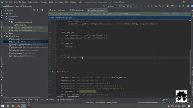 View binding android studio 4.1.2 menggunakan kotlin смотреть онлайн