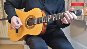AC/DC TNT. Easy - On Cheap Acoustic Guitar