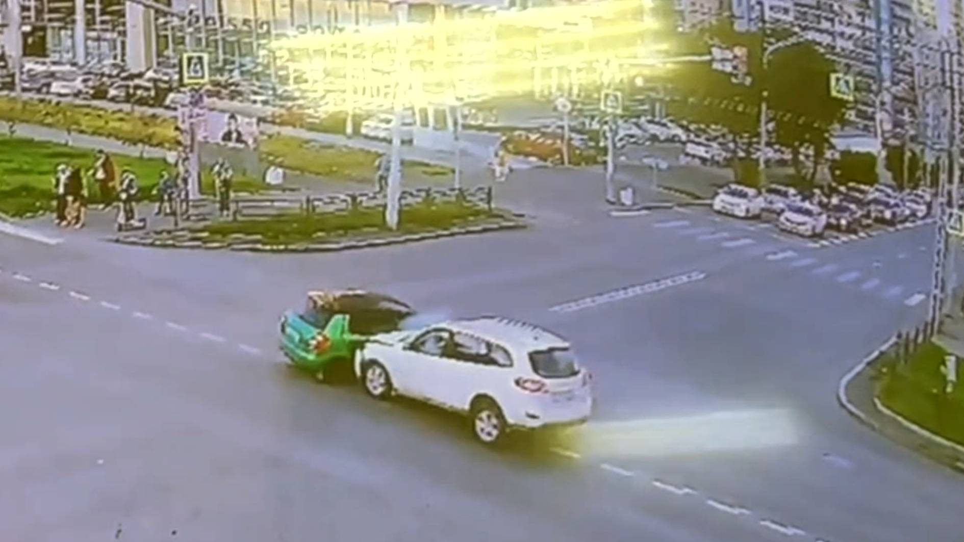 Из-за торопыги 4 попали в больницу