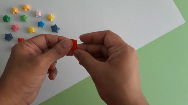 How to make an Origami Lucky Star #23 #origami #lucky #star смотреть онлайн