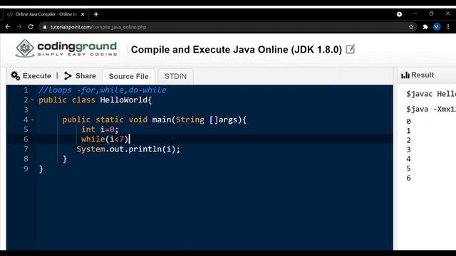 Execution of loops in java||Iteration statements in java||for ,while ,do-while with execution смотреть онлайн