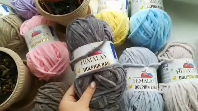 Обзор плюшевой пряжи | Himalaya dolphin baby | Yarnart dolce | оттенки, цвета и номера ? смотреть онлайн