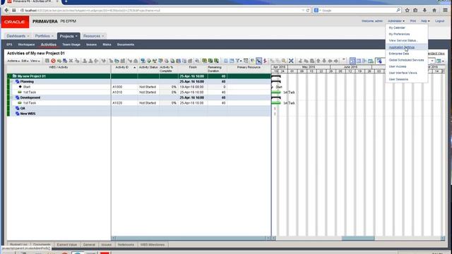 Primavera P6 Setting Exceptions to a Project Calendar Part 24 смотреть онлайн