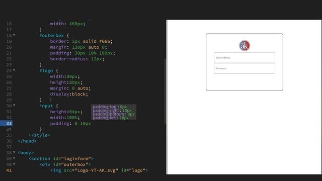 HTML & CSS - Code Login page – Like PayPal’s – Part 1 смотреть онлайн