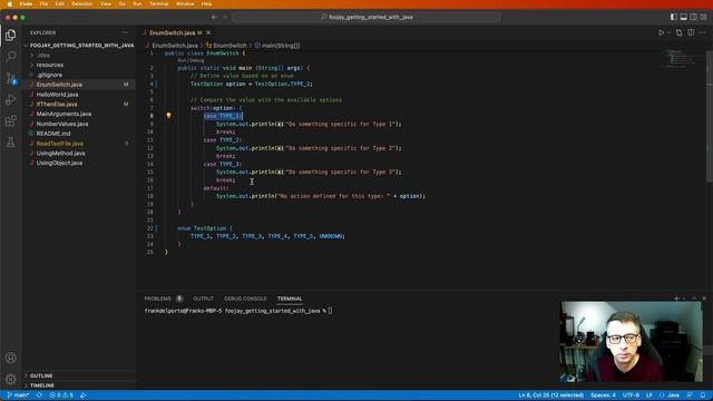 Foojay - Getting Started With Java - 06. Enum and Switch смотреть онлайн