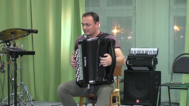 "Баян Клуб" Стас Малышев (электробаян Roland) крутейшие аранжировки! смотреть онлайн