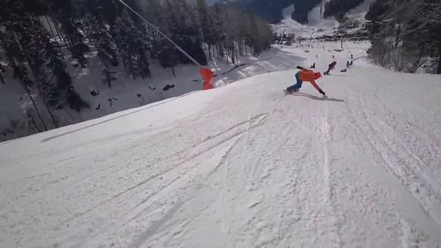 Захватывающий дух фрирайд в Архызе