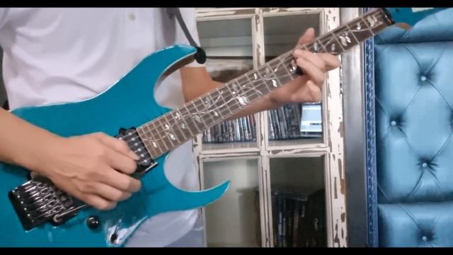 Ibanez J Custom RG8570z Vs Music Man JP16 - Top Gun Tribute