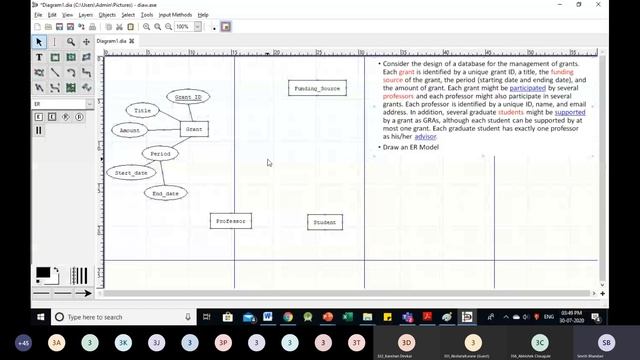 Database Engineering Lab # 1 - Drawing E-R Diagram with real-world example смотреть онлайн