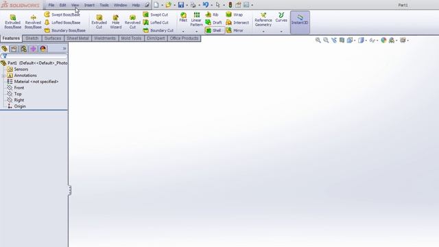 1 Урок. Вводный урок по SolidWorks 2013 SP5.0. смотреть онлайн