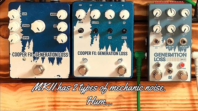 Generation Loss Comparison - CooperFX Version 1, Version 2, Chase Bliss MKI & MKII. смотреть онлайн