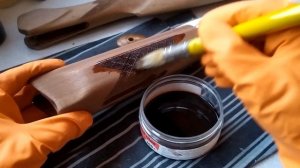 Пропитка и доработка дерева ИЖ 27М