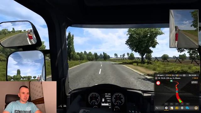 Рейс по Польше в ETS2. Общаемся) смотреть онлайн