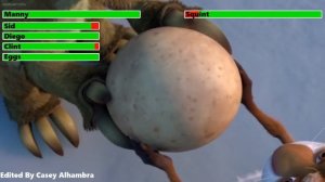 Ice Age: The Great Egg Scapade Final Battle with healthbars