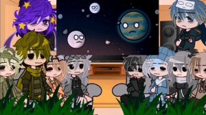 ||Реакция спутников Сатурна и Юпитера на "Спутники Сатурна" +Луна (моя первая реакция) ||