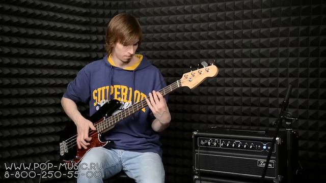 Дешевая бас-гитара ASHTONE AB-11. Демонстрация соло и в миксе смотреть онлайн