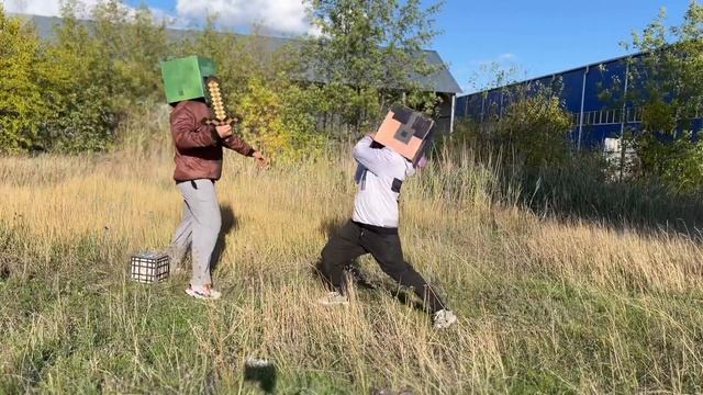 Minecraft In Real Life POV RAINBOW DIAMOND ORE In Realistic Minecraft 創世神第一人稱真人版