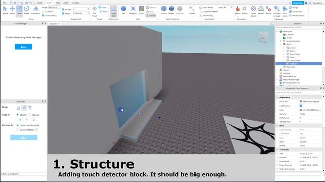 Roblox studio. Sliding doors смотреть онлайн
