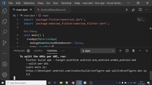 How to Create Flutter Apk from VSCode | Sign Apk | Generate Apk смотреть онлайн