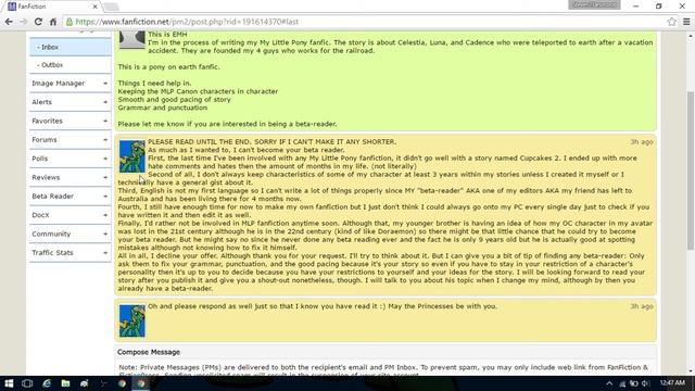 Declining a beta reading?-EMH asked me to beta-read!!! смотреть онлайн