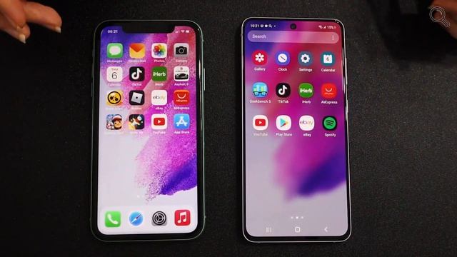 SAMSUNG Galaxy S21 FE vs iPhone 11 SPEED TEST смотреть онлайн