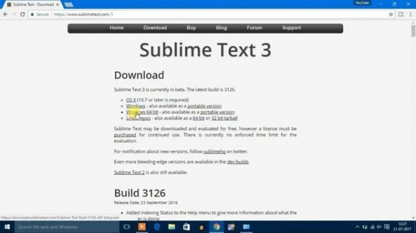How to Install Sublime Text 3 on Windows 10