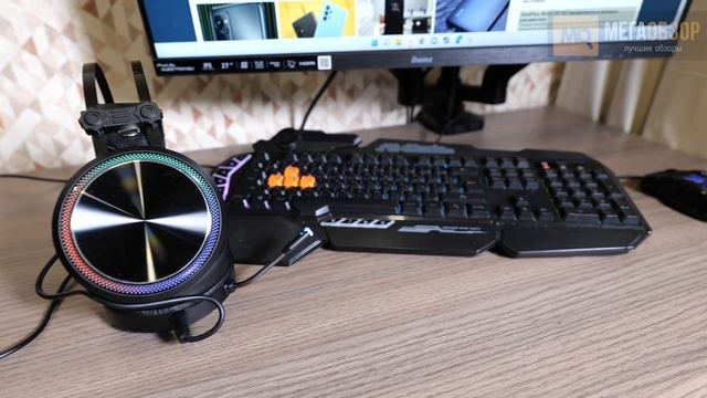 Oklick HS-L810G обзор. Игровые наушники с USB и подсветкой смотреть онлайн