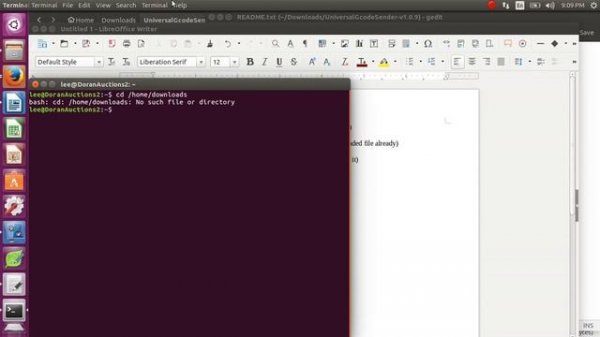 How to run Universal G-code software on Linux