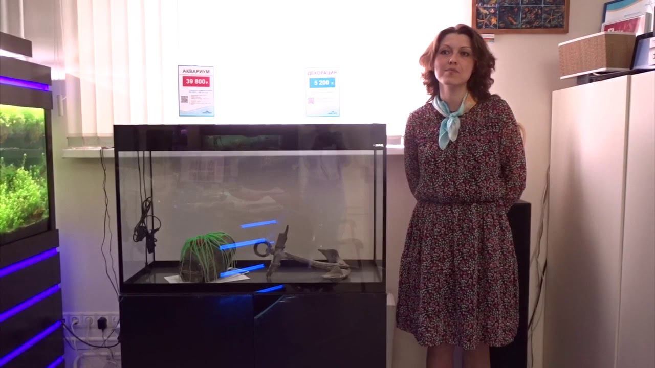 #Аквариум с тумбой GLOSSY 100 смотреть онлайн
