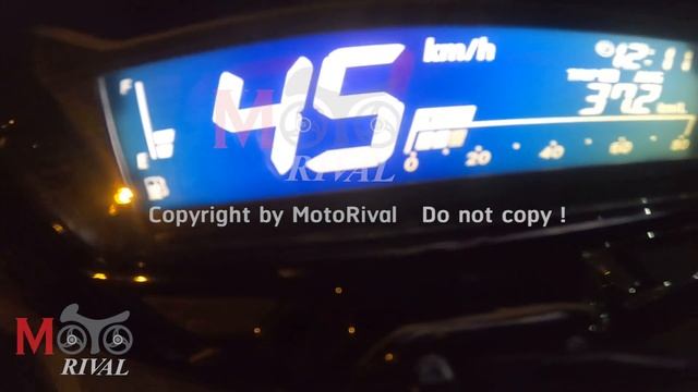 Top Speed Honda Click160 & Accerelation Test By MotoRival