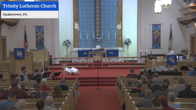 Worship from Trinity Lutheran Quakertown 12-10-23 смотреть онлайн