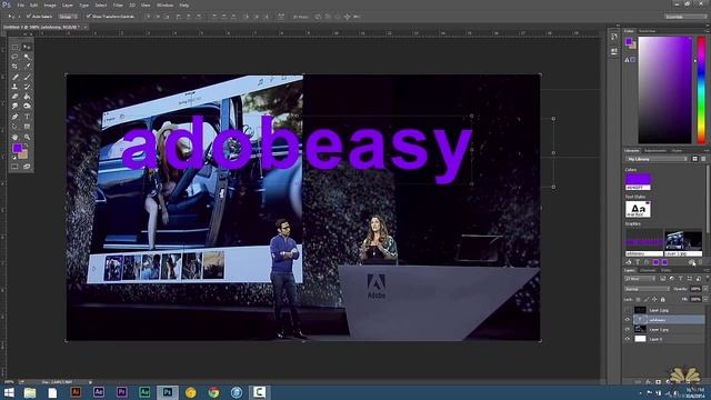 Photoshop CC New Features Library and Extract Assets Tutorial смотреть онлайн