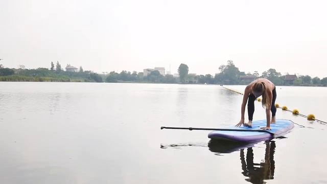 SUP Yoga || САП-Йога || Тренировка на баланс смотреть онлайн