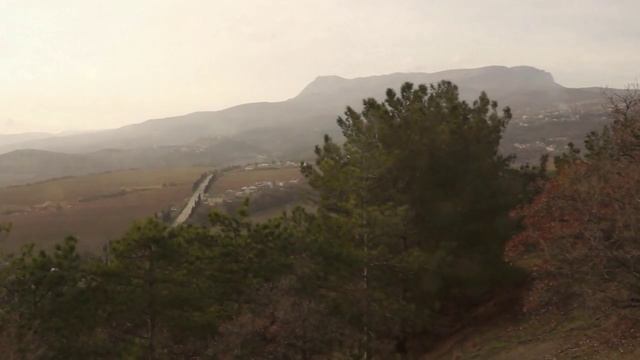Окрестности Алушты (Крым) вечером 4 марта 2016 смотреть онлайн