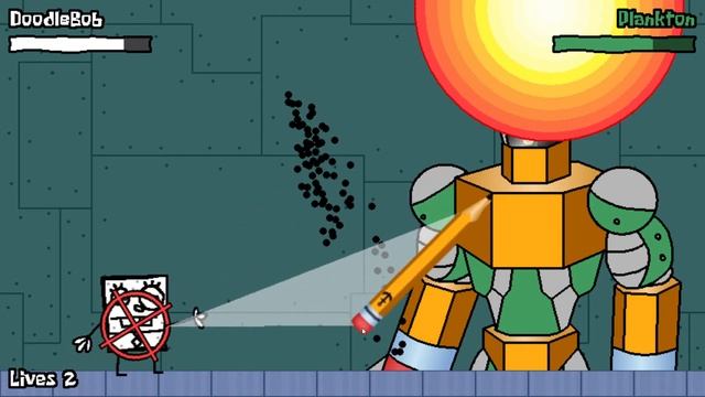 DoodleBob and the Magic Pencil DX Plankton Level смотреть онлайн