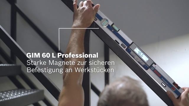 Bosch Digitale Neigungsmesser GIM 60 / GIM 60 L / GIM 120 Professional смотреть онлайн