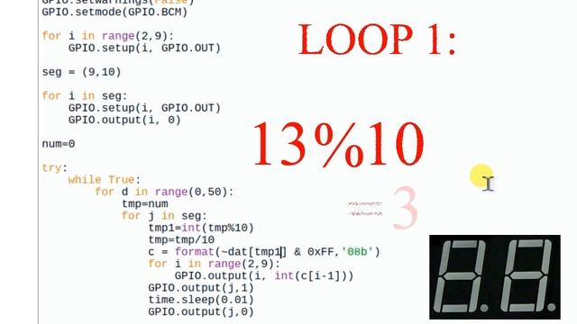 RASPBERRY PI TUTORIAL தமிழ் #7 MULTIPLE 7 SEGMENT INTERFACE смотреть онлайн