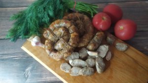 Колбаса украинская жареная. Классический рецепт.