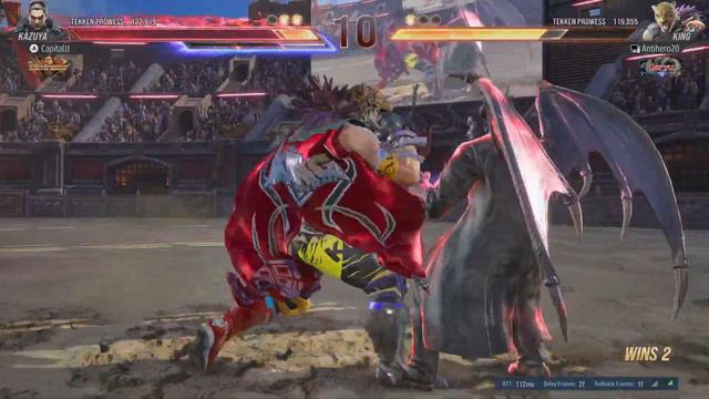 TEKKEN 8 Ranked close round - Kazuya vs King - Down to the last second смотреть онлайн