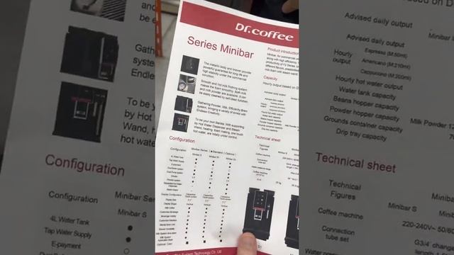 Dr.Coffee Minibar S1 شرح مواصفات ماكينة د. كوفي смотреть онлайн