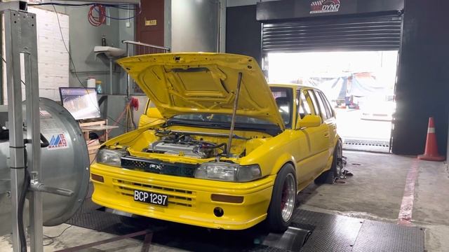 Toyota Corolla FX 5AFE Dyno смотреть онлайн