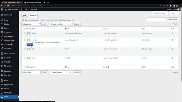 Instant User Switch WordPress Trick without Password смотреть онлайн
