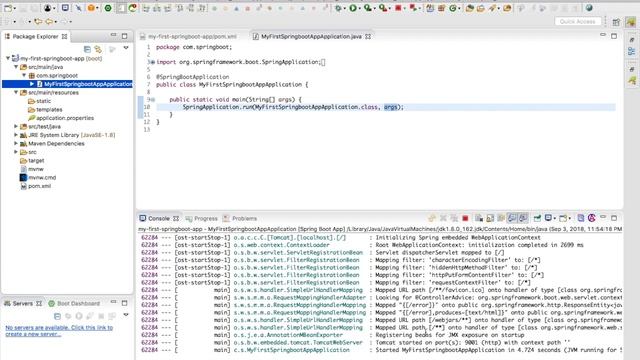 Spring Boot - First Spring Boot Application | Simple Programming смотреть онлайн