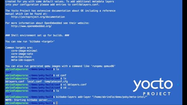 Adding and Creating Layers Manually and Using BitBake with Yocto Project смотреть онлайн