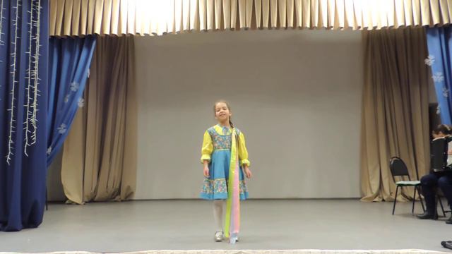 Хабирова Кира, русская народная песня На торгу, ДШИ Межевой смотреть онлайн