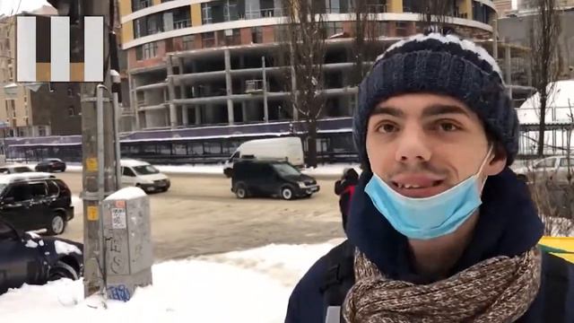 Снегопад в Киеве. Что думают горожане о состоянии улиц? смотреть онлайн