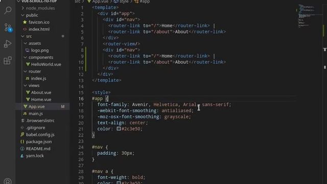 How To Add Scroll To Top Feature In a Vuejs Single Page Application | Fedorae Education смотреть онлайн