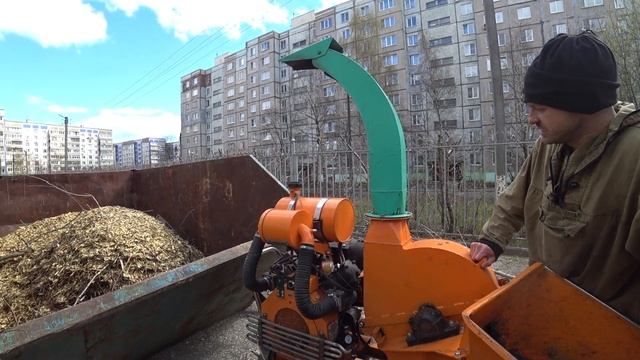 Измельчитель Веток Обзор | Дробление Веток Деревьев | Дробилка | #06 смотреть онлайн